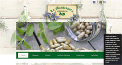 Desktop Screenshot of erboristerialamandragora.com